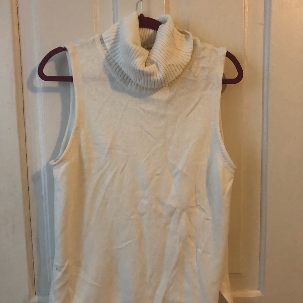 J.Crew sleeveless turtleneck sweater